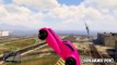GTA 5 Online Stunts!   Car Launches! GTA V Stunts and Funny Moments!