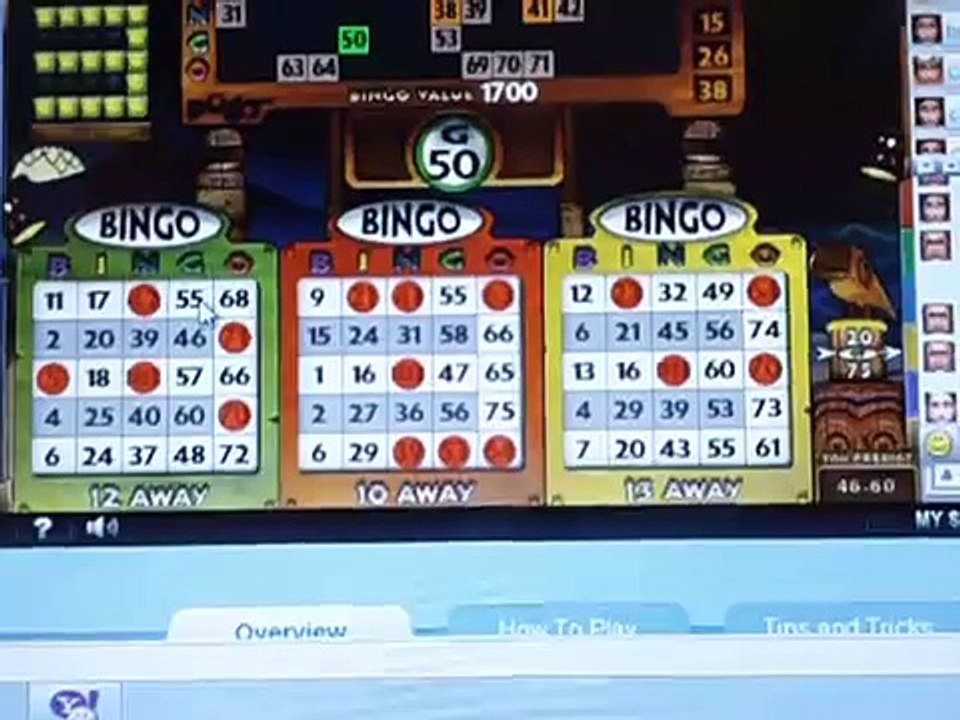 Bingo Luau der Pogo.com