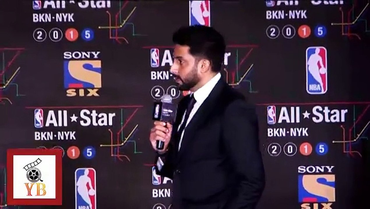 Abhishek Bachchan Speaks At GOODWILL AMBASSADOR NBA ALL STAR WEEKINDS Event
