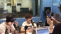 HD 150623 EXO Chanyeol,Sehun & Chen Cute Aegyo @ Radio