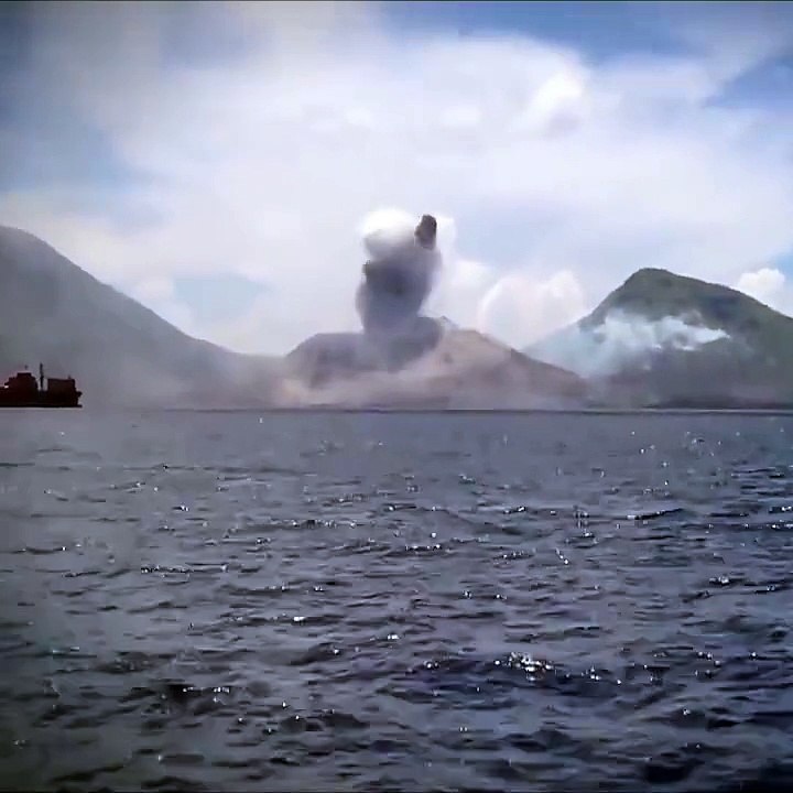 Eruption in Papua