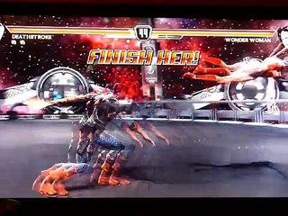 Mortal Kombat vs. DC Universe: Deathstroke's Easy Fatality