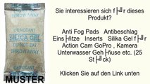 Anti Fog Pads   Antibeschlag Einsätze   Inserts   Silika Gel für Action Cam GoPro , Kamera