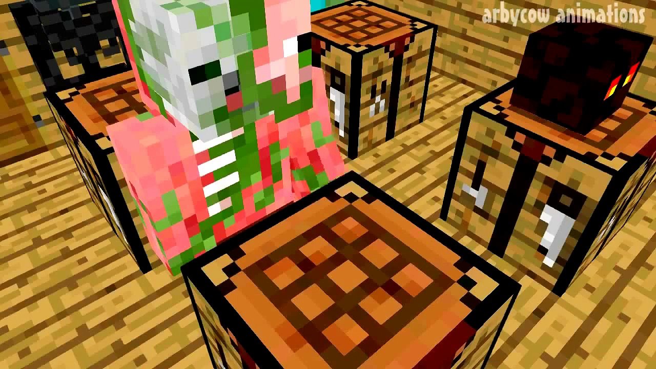 Minecraft Мультики   Школа монстров  Крафт Майнкрафт Анимация