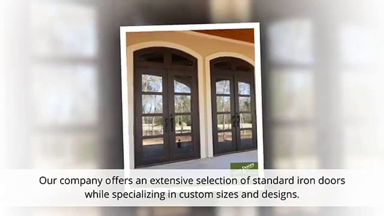 Custom Wrought Iron Doors | Residential Metal Doors
