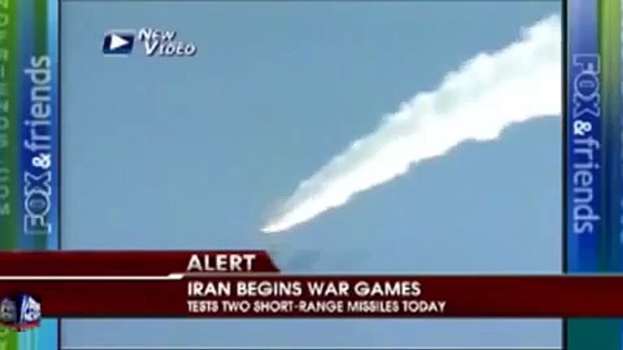 UFO tracks Iranian missiles