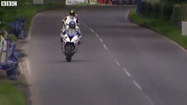 Crash en moto de Guy Martin