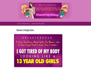 Womens Weight Gain Guide ebook testimonial