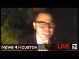 Hurricane Ike Houston, Texas Reporter loses it in Severe Weather hurricane in harris county