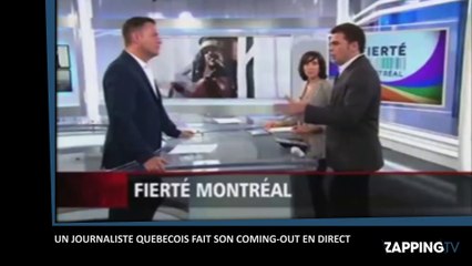 Québec : Un journaliste fait son coming out en direct à la télévision