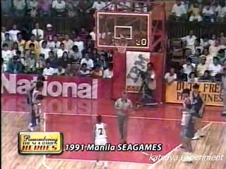 1991 Manila SEA Games Republic of the Philippines (RP) Team vs. Thailand 1/2