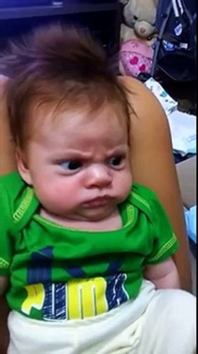 Mira la cara de este bebé que ha causado sensación en las redes sociales