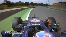 Ricciardo overtakes Vettel in Monza