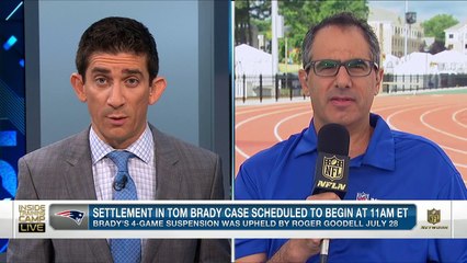 What will the two sides argue in the Tom Brady hearing?