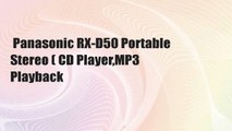 Panasonic RX-D50 Portable Stereo ( CD Player,MP3 Playback