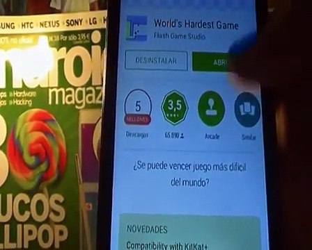 El juego más dificil del mundo (Android) Mejores juegos Android Nueva sección