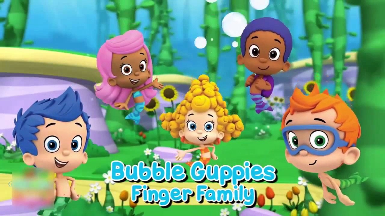 The family finger song | Bubble Guppies Finger Family Nursery Rhyme for childen