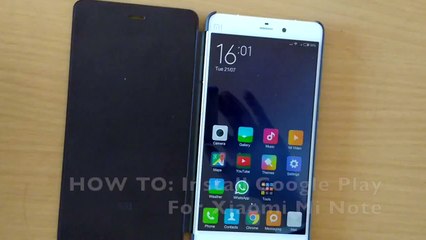 Download Video: How To Install Google Play For Xiaomi Mi Note/Mi Note Pro in under 5 minutes