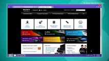 How to Use the Internet Explorer 10 App on a Sony VAIO® PC with Windows® 8