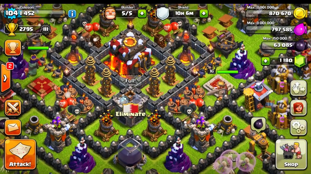 CLASH OF CLANS - BARBARIAN KING VS ARCHER QUEEN! MUST WATCH
