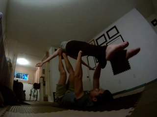Get Fit Lifting Pretty Girls - Acro Yoga Tutorial (Butterfly knife, perfect storm (washing