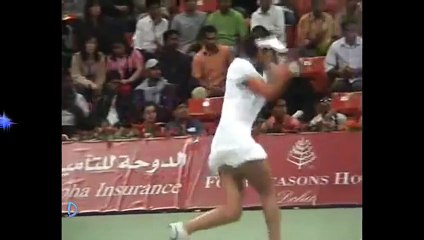 Sania Mirza Fall Down and Camera Caught the Scene