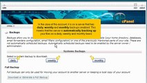 How To Create a Backup Of Your cPanel Account | Website Hosting Tutorial