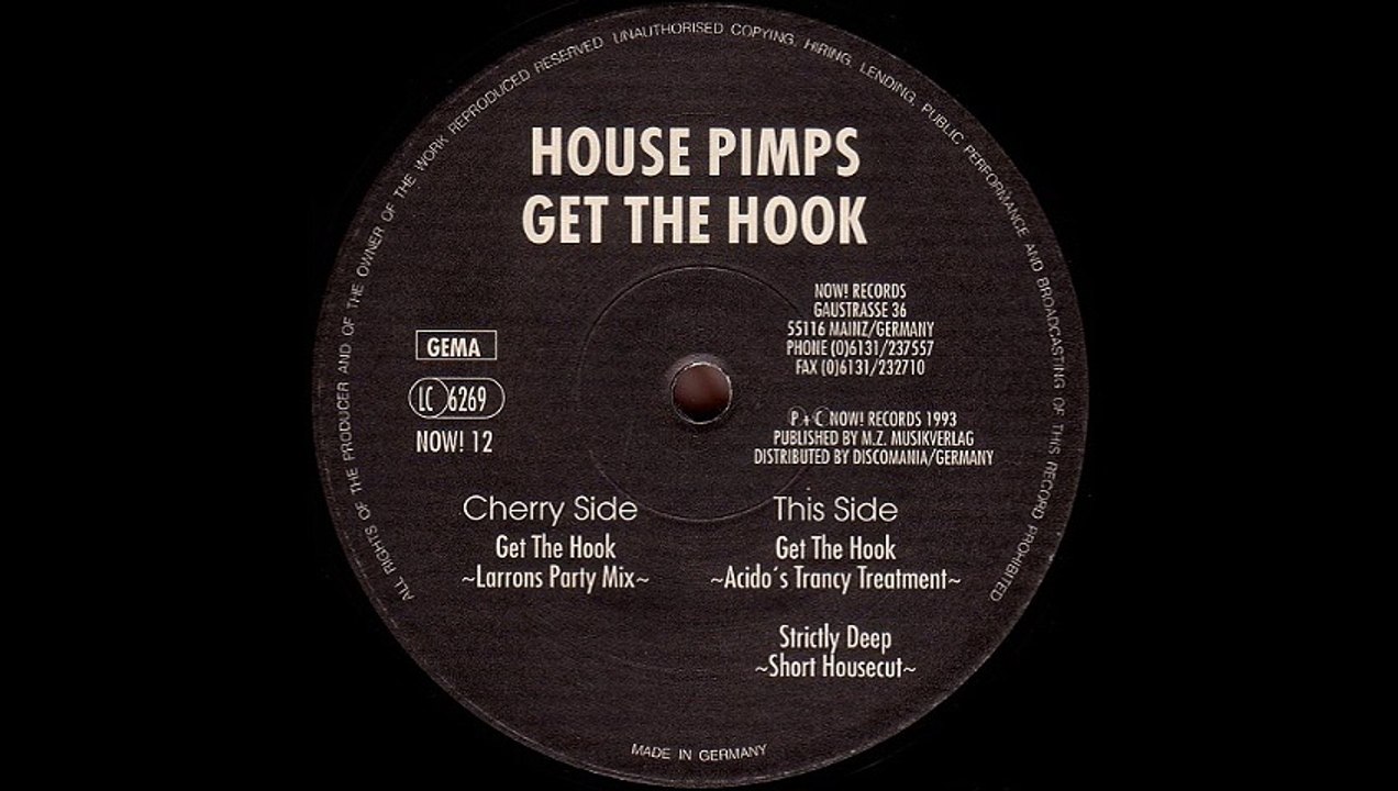 House Pimps - Get The Hook (Acido's Trancy Treatment) (B1)