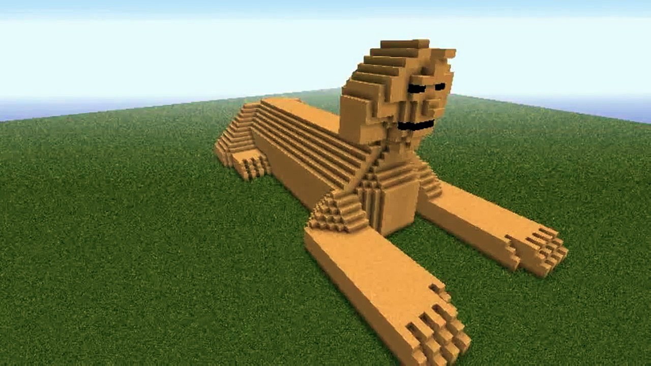 Minecraft, The Sphinx statue