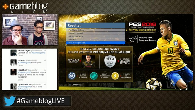 REPLAY. Découvrez PES 2016 sur PS4 avec nous !