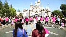 Dancing flash mob joins marriage proposal at Disneyland