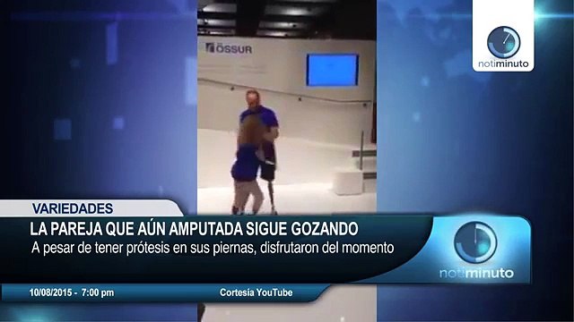 Así es como una pareja de amputados bailan utilizando unas prótesis