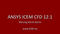 ANSYS 12.1 ICEM CFD and CFX - Moving Mesh animation