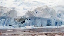 Antarctica January 2011 Paradise Bay calving glacier