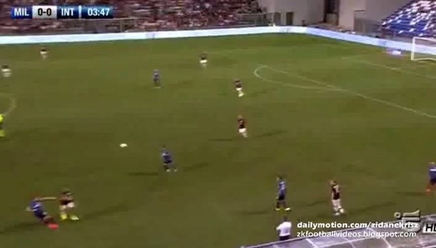 0-1 Andrea Bertolacci Amazing Goal | Inter Milan v. AC Milan - Trofeo TIM 12.08.2015 HD