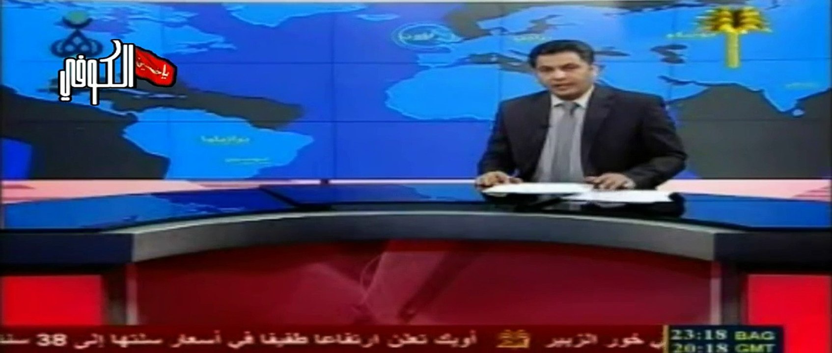 الفنان المصري احمد ماهر عند ضريح الامام الحسين ع 1434