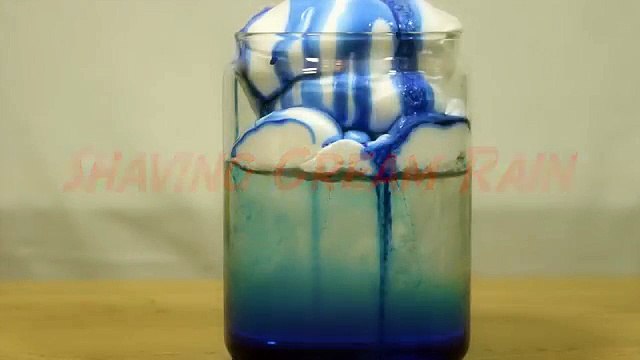 DIY Easy Science Experiment Amazing Science Experiments Shaving Cream Rain Experiment