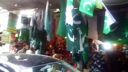 Independence Day 2015 Preparations at Urdu Bazar Rawalpindi
