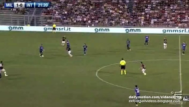 Carlos Bacca 0:2 First Goal | Inter Milan v. AC Milan - Trofeo TIM 12.08.2015 HD