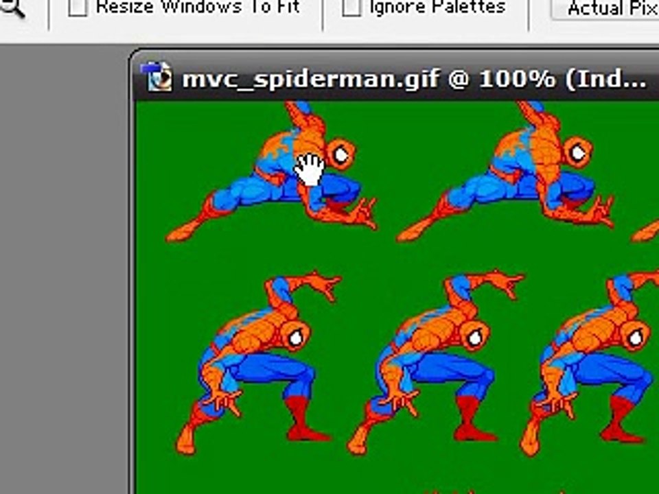 How to edit sprites for Fighter Factory