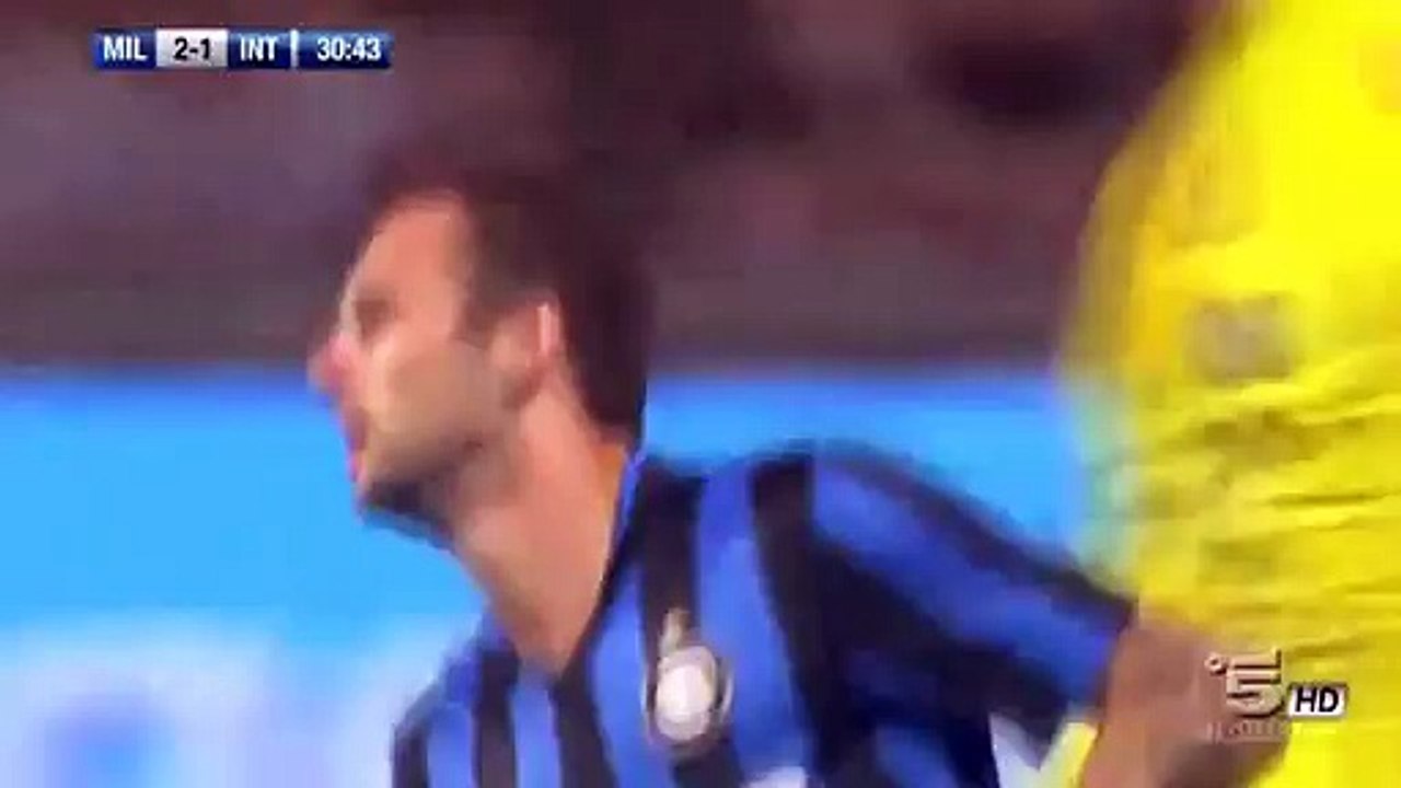Marcelo Brozovic Goal Inter Milan 1 - 2 AC Milan Trofeo TIM Friendly 12-8-2015