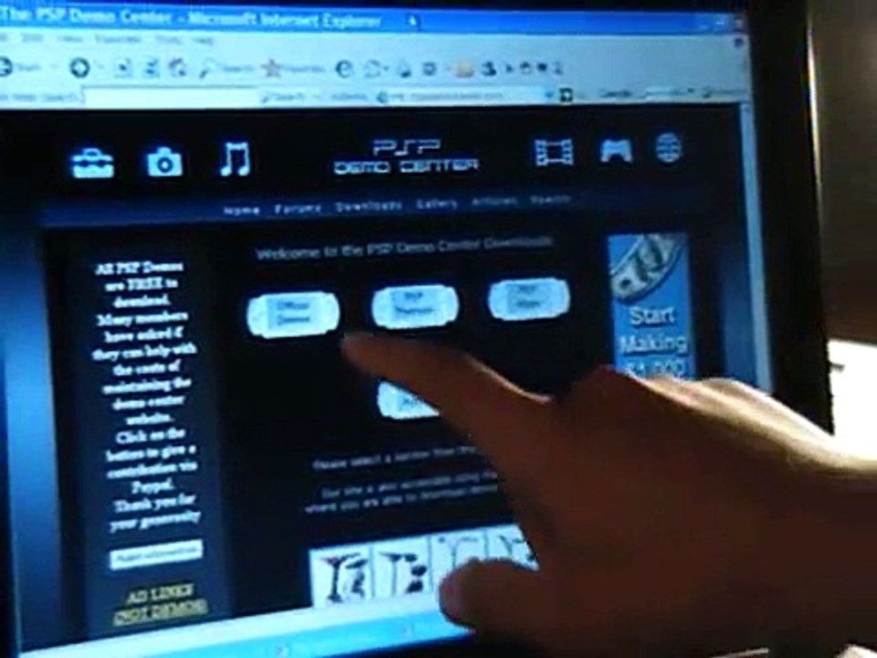 How to put themes on a psp