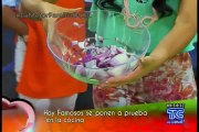 De Casa En Casa - Reto de cortar cebolla: Emilio Pinargote vs. Rayo Vizcarra