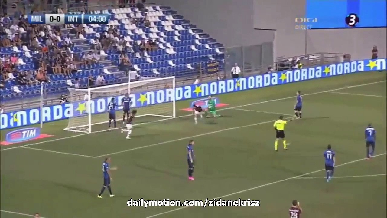 1st Half HD _ Inter Milan 1-2 AC Milan - Trofeo TIM 12.08.2015