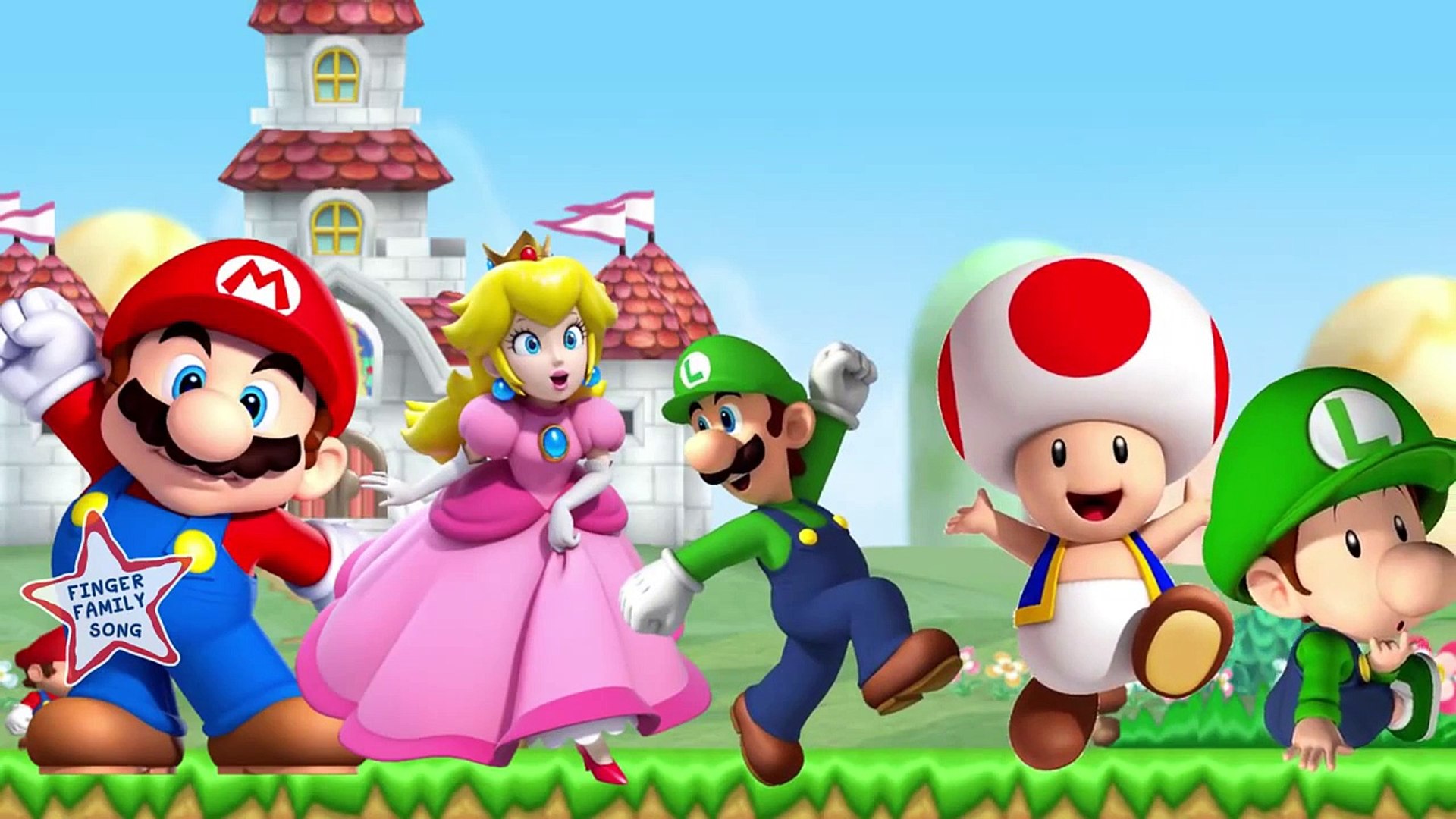 Finger Family Rhymes Super Mario Luigi Cartoons | Finger Family Children  Nursery Rhymes 2D - video Dailymotion