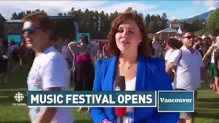CBC reporter Megan Batchelor gets unwanted kiss from man at Squamish Valley Music Festival1