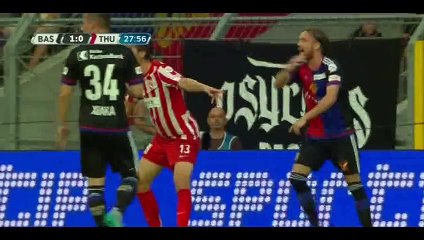 Goal Frontino - Basel 1-1 Thun - 12-08-2015
