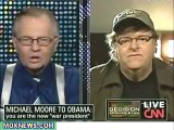 Michael Moore Tears Up over Obama and Afghanistan