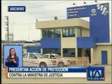 Interponen acción de protección contra la Ministra de Justicia