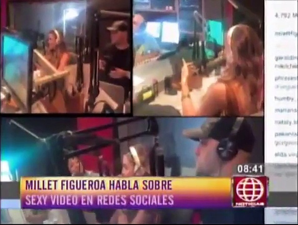 Milett Figueroa minimizó que le hayan recordado video sexual